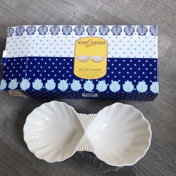 Merry Go Round Gorham She Sells Seashells 2 Part Server NIB - Picture 1 of 7